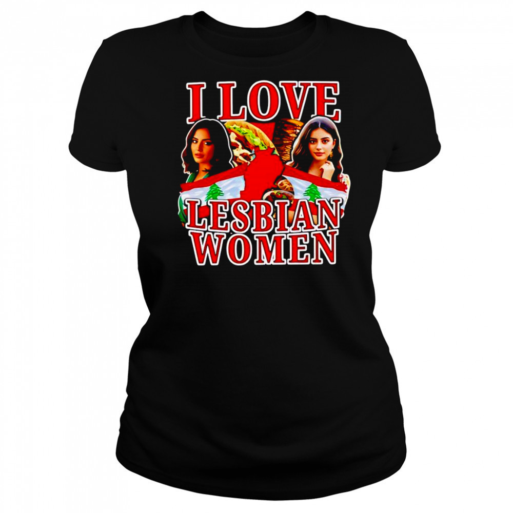 I love lesbian women shirt Women's T-shirt