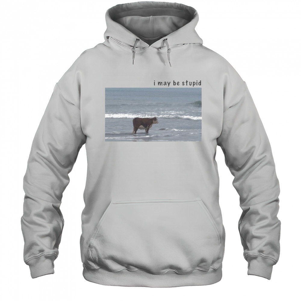 I May Be Stupid Cow T-shirt Hoodie