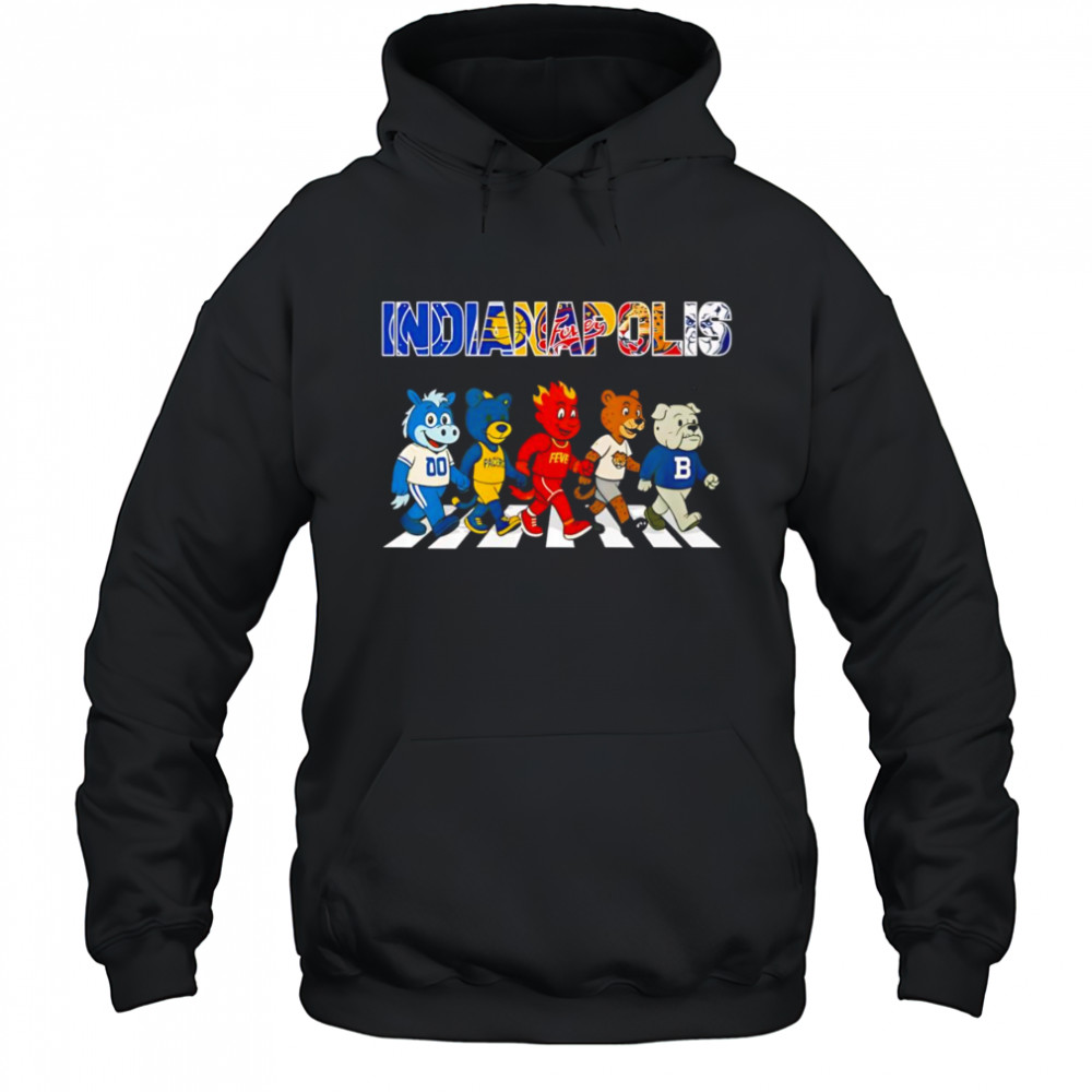 Indianapolis sports chibi mascot cross road shirt Hoodie