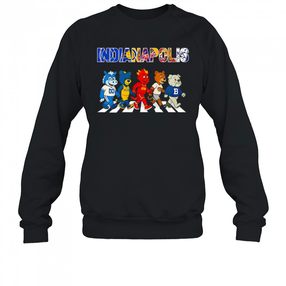 Indianapolis sports chibi mascot cross road shirt Sweatshirt