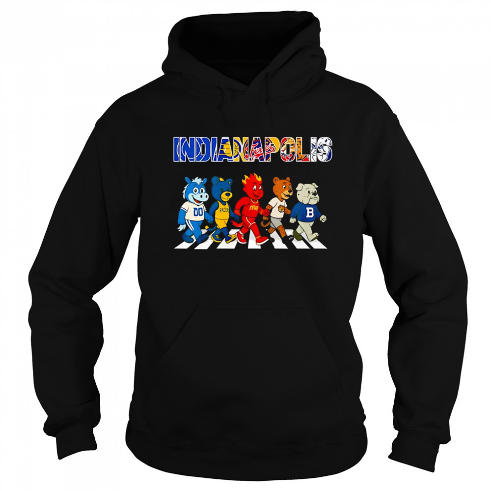 Indianapolis sports chibi mascot cross road shirt Sweatshirt
