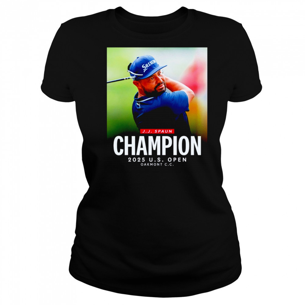 J.J. Spaun the champion of the 125th U.S. Open shirt Women's T-shirt