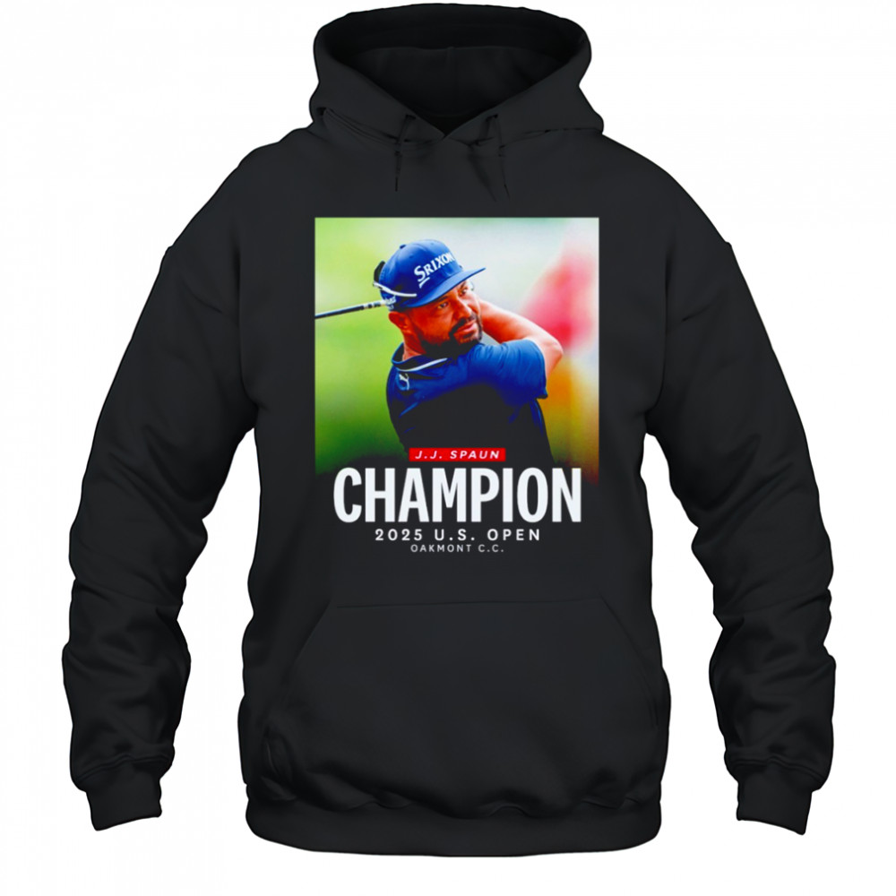 J.J. Spaun the champion of the 125th U.S. Open shirt Hoodie
