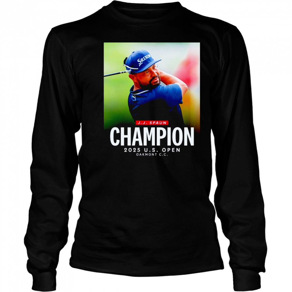 J.J. Spaun the champion of the 125th U.S. Open shirt Long Sleeved
