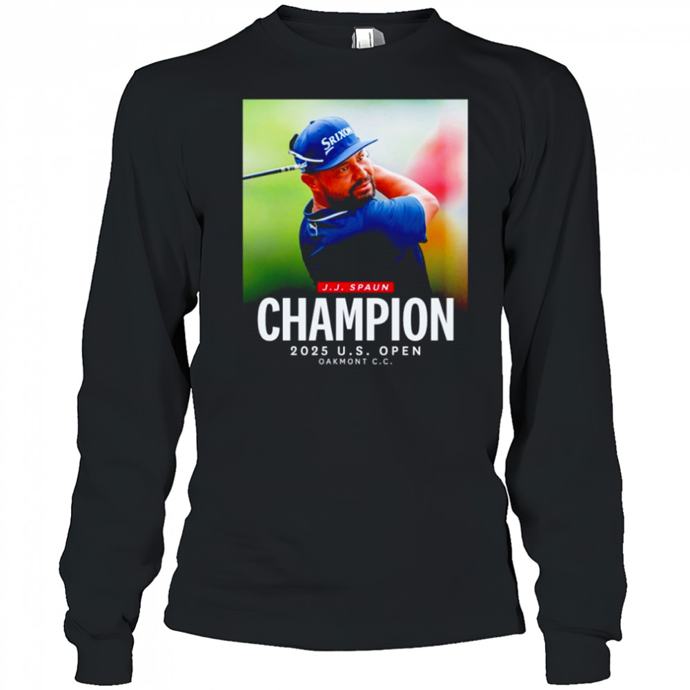 J.J. Spaun the champion of the 125th U.S. Open shirt Long Sleeved