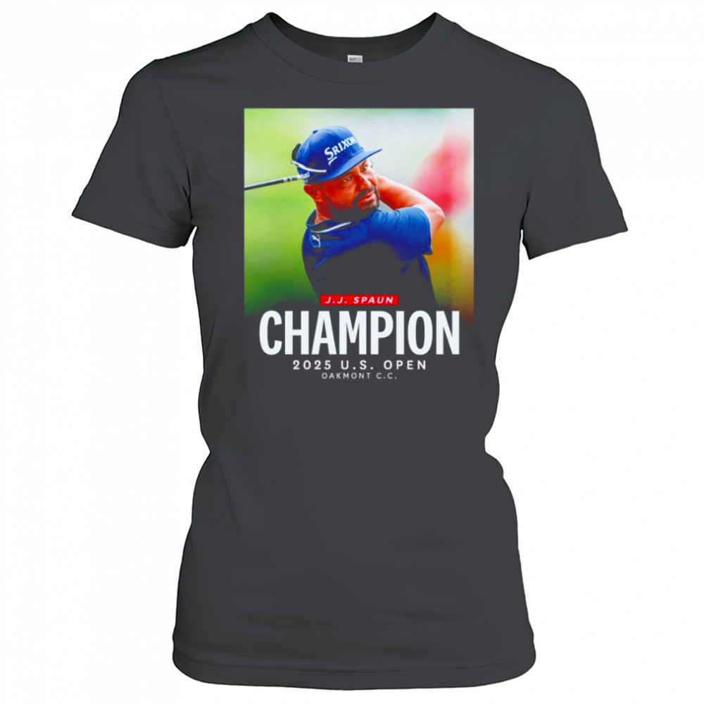 J.J. Spaun the champion of the 125th U.S. Open shirt Women's T-shirt