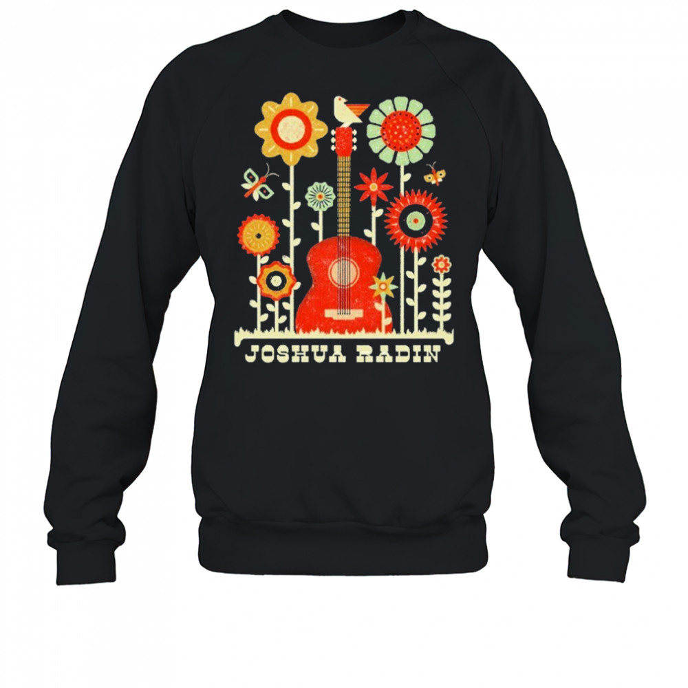Joshua Radin Flower Guitar T-shirt Sweatshirt