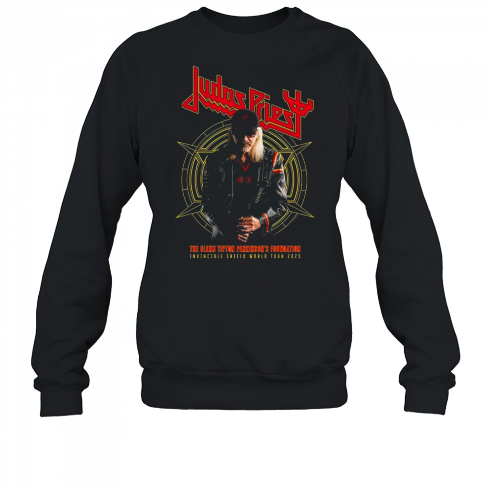 Judas Priest The Glenn Tipton Parkinson’s Foundation Invincible Shield World Tour 2025 Shirt Sweatshirt