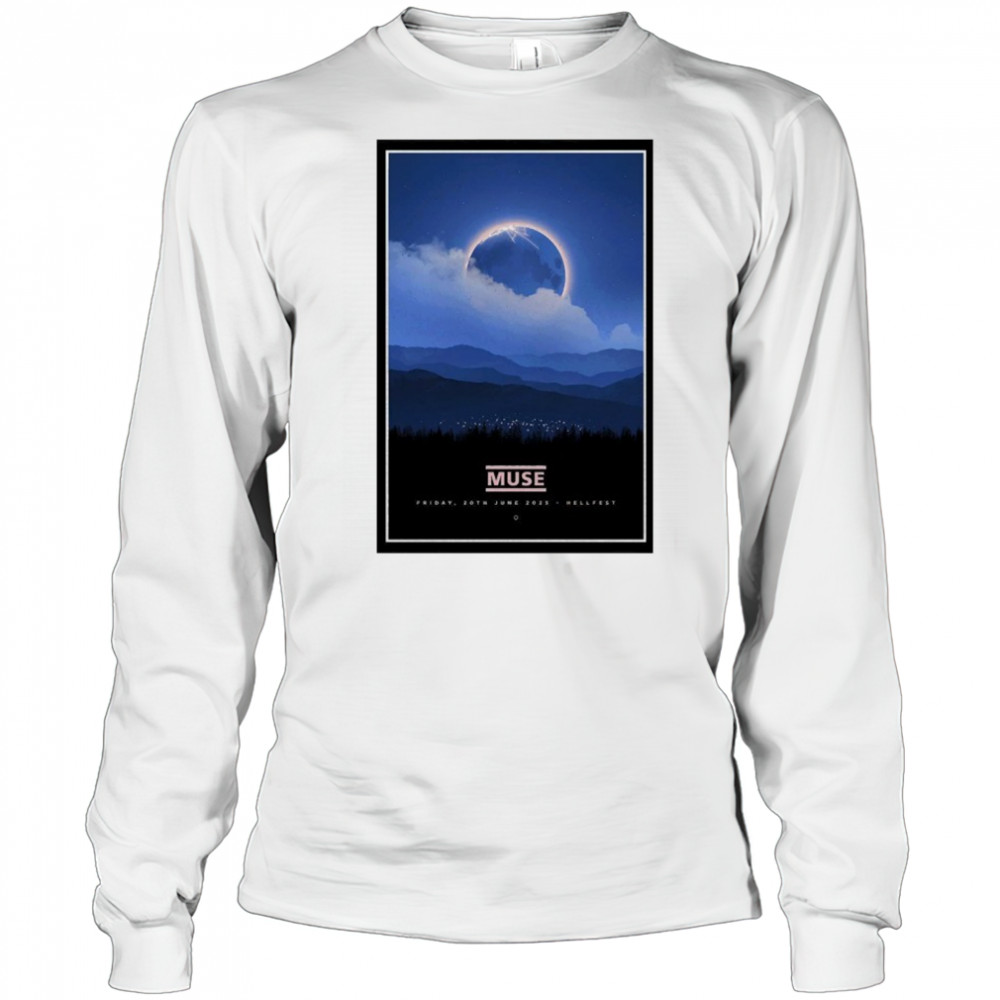 June 20 2025 Live Hellfest Summer Open Air France Muse Poster shirt Long Sleeved