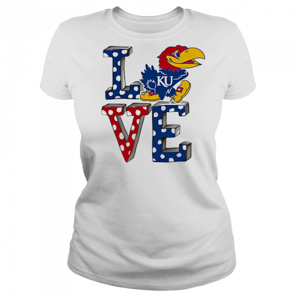 Kansas Jayhawks LOVE shirt Women's T-shirt