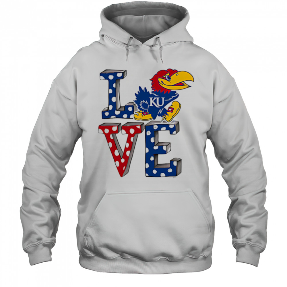 Kansas Jayhawks LOVE shirt Hoodie