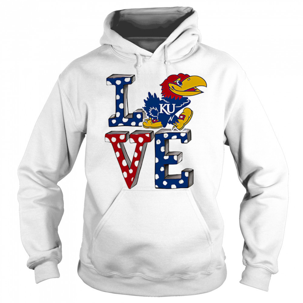 Kansas Jayhawks LOVE shirt Sweatshirt