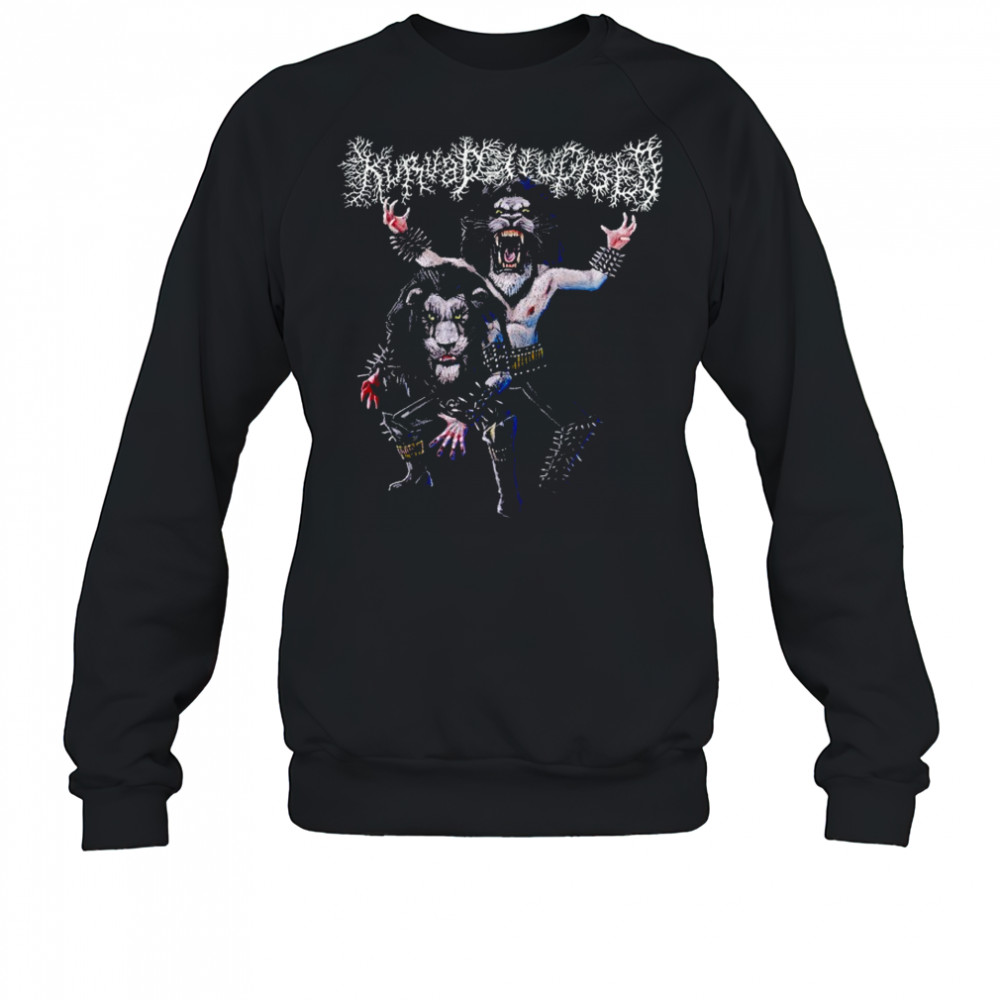 Kurvad Uudised Bläck Metäl T-shirt Sweatshirt