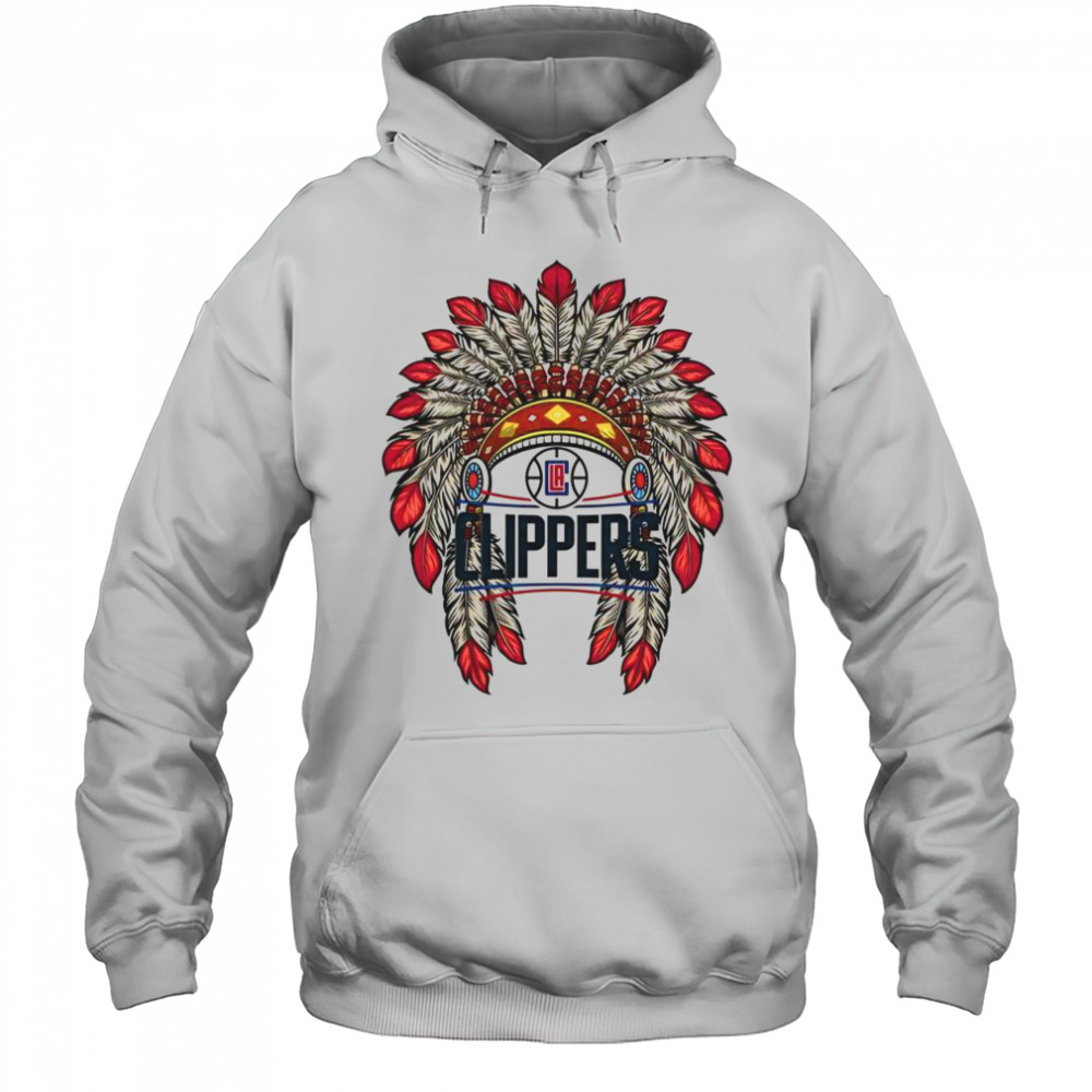 LA Clippers Native American Logo T-Shirt Hoodie