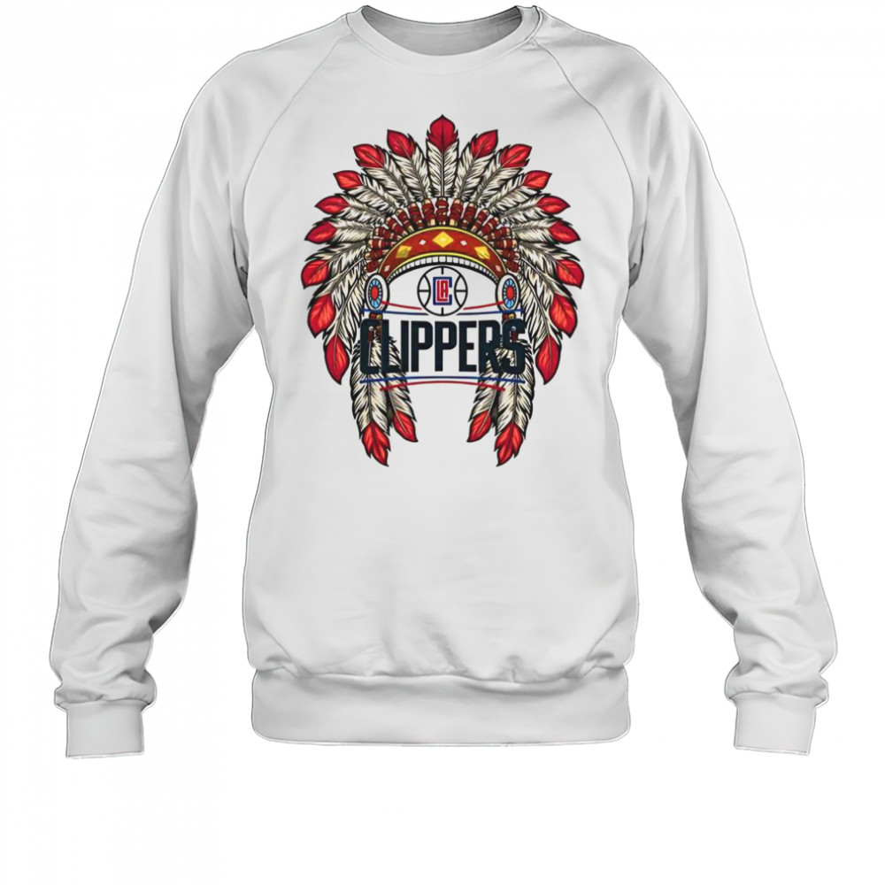 LA Clippers Native American Logo T-Shirt Sweatshirt