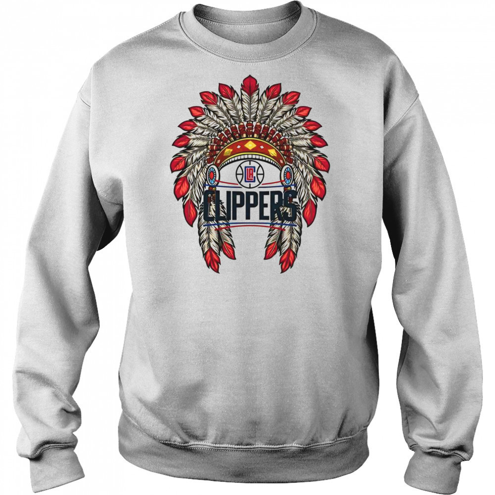 LA Clippers Native American Logo T-Shirt Hoodie