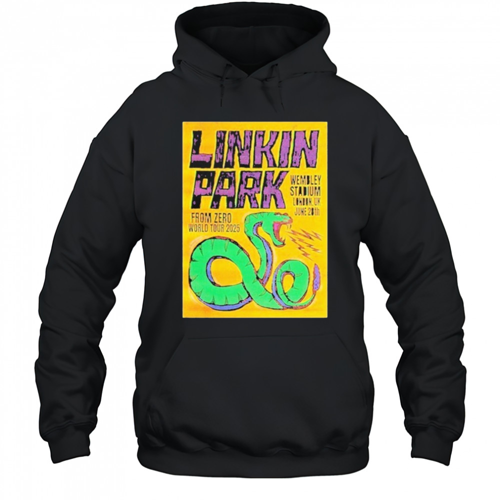 Linkin Park From Zero World Tour At Wembley Stadium London Uk On June 28 2025 shirt Hoodie