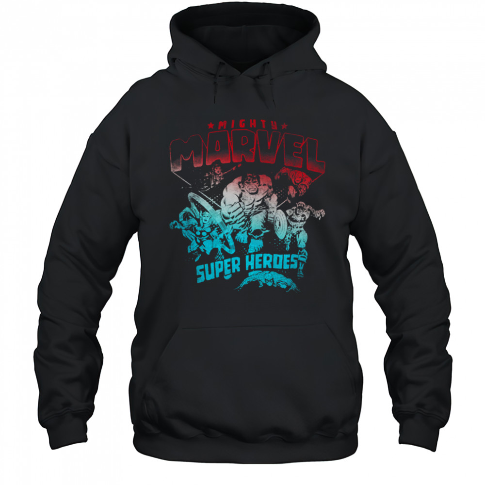 Marvel Comics Retro Classic 4th Of July Mighty Super Heroes T Shirt Hoodie