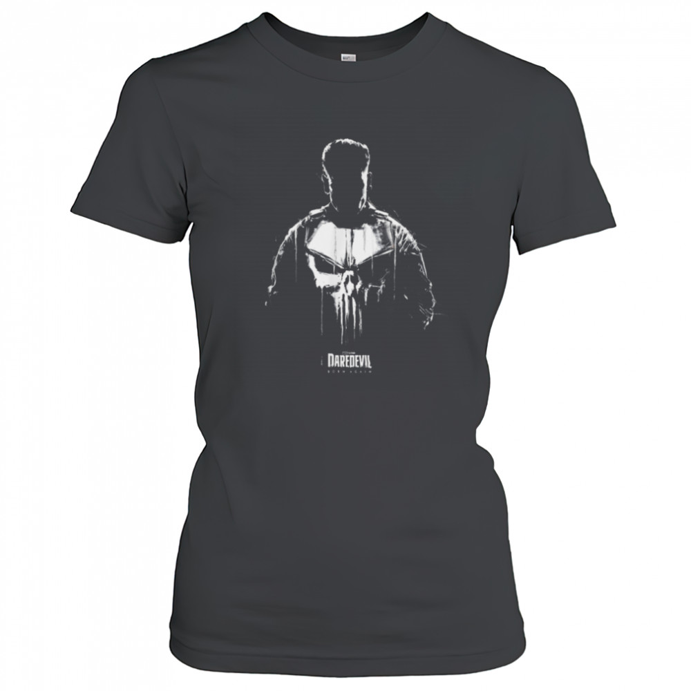 Marvel Daredevil Born Again The Punisher In The Shadows T Shirt Women's T-shirt