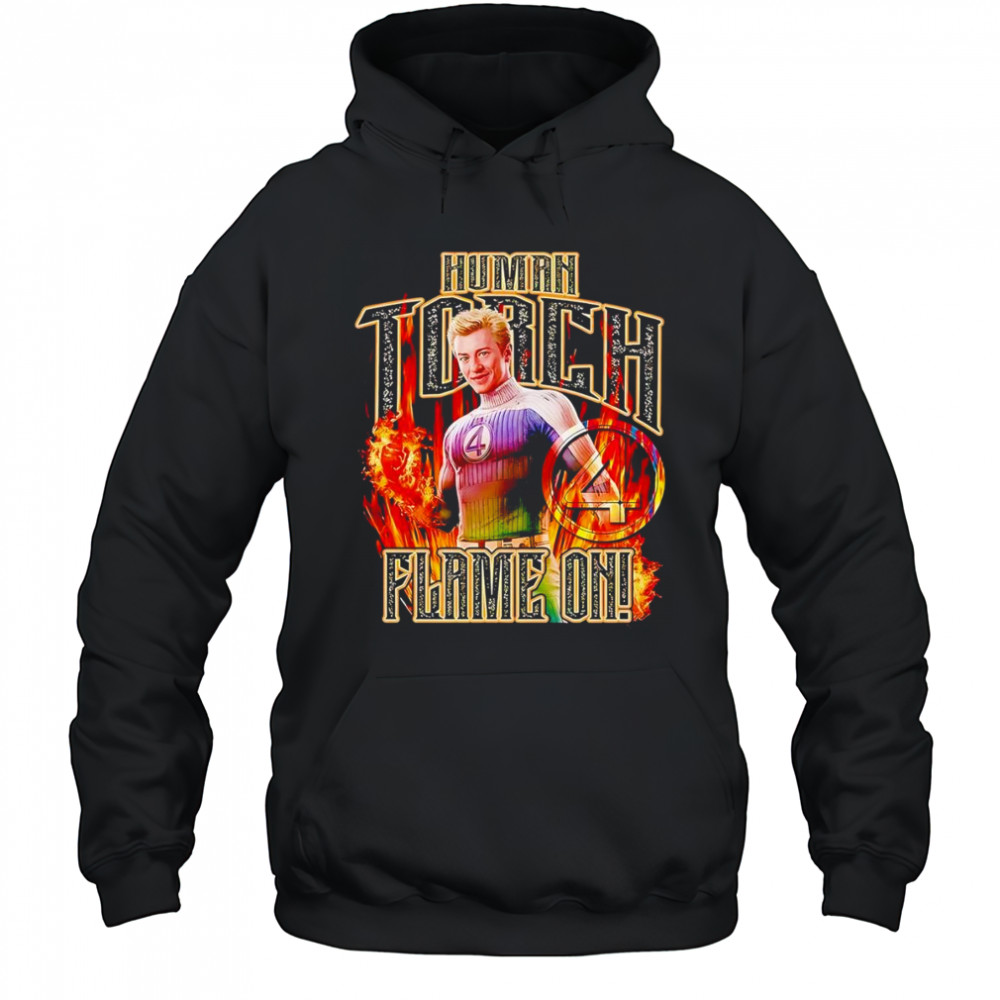 Marvel The Fantastic Four First Steps Torch Flames shirt Hoodie