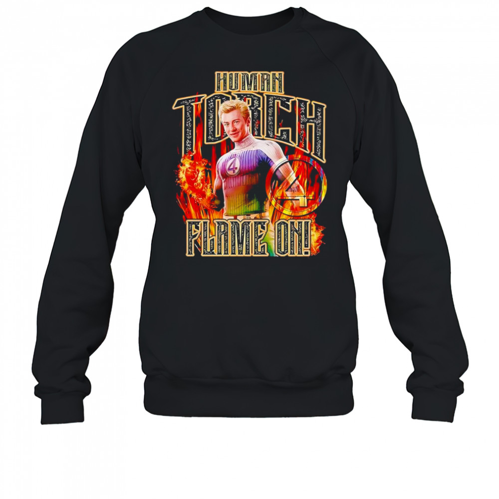 Marvel The Fantastic Four First Steps Torch Flames shirt Sweatshirt