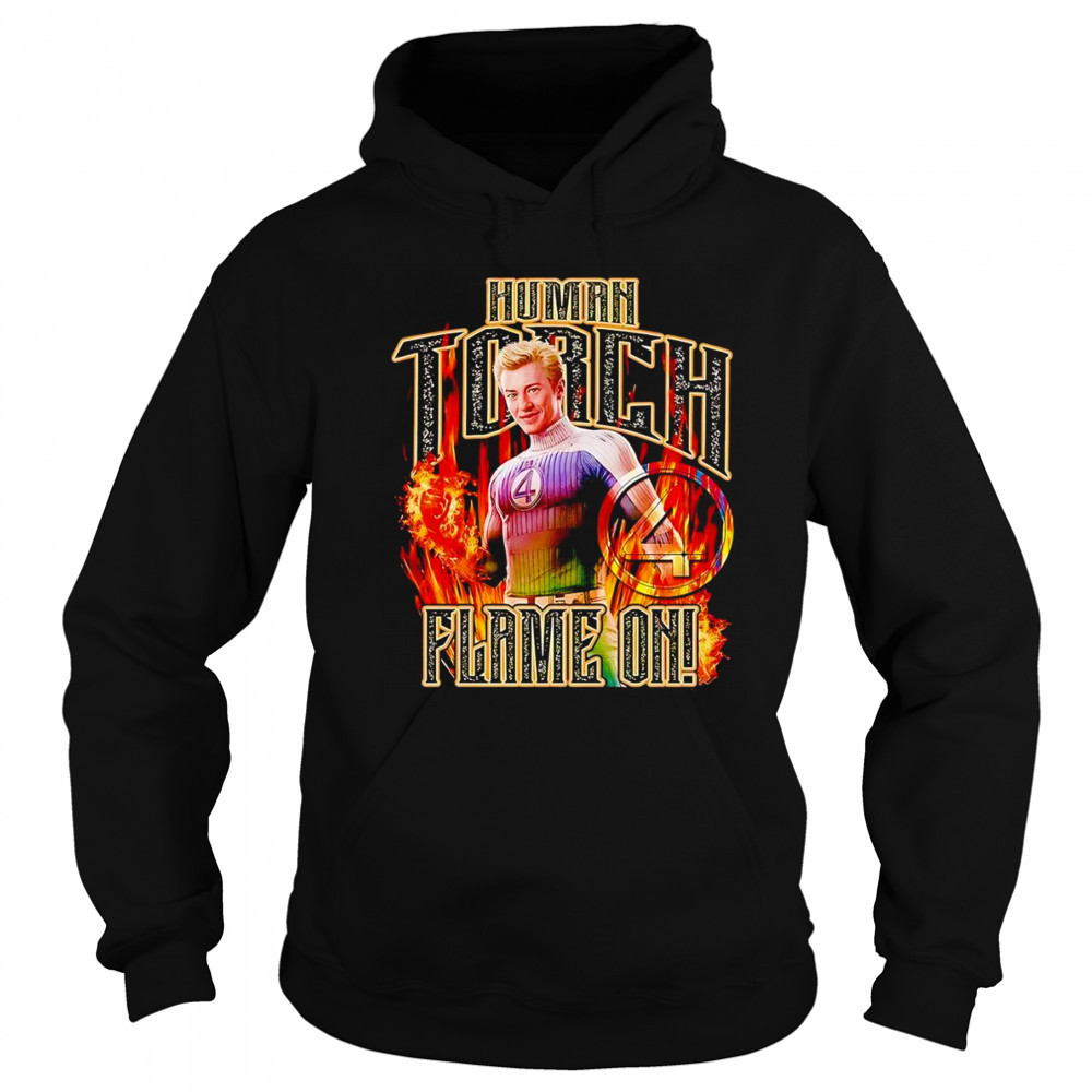 Marvel The Fantastic Four First Steps Torch Flames shirt Sweatshirt