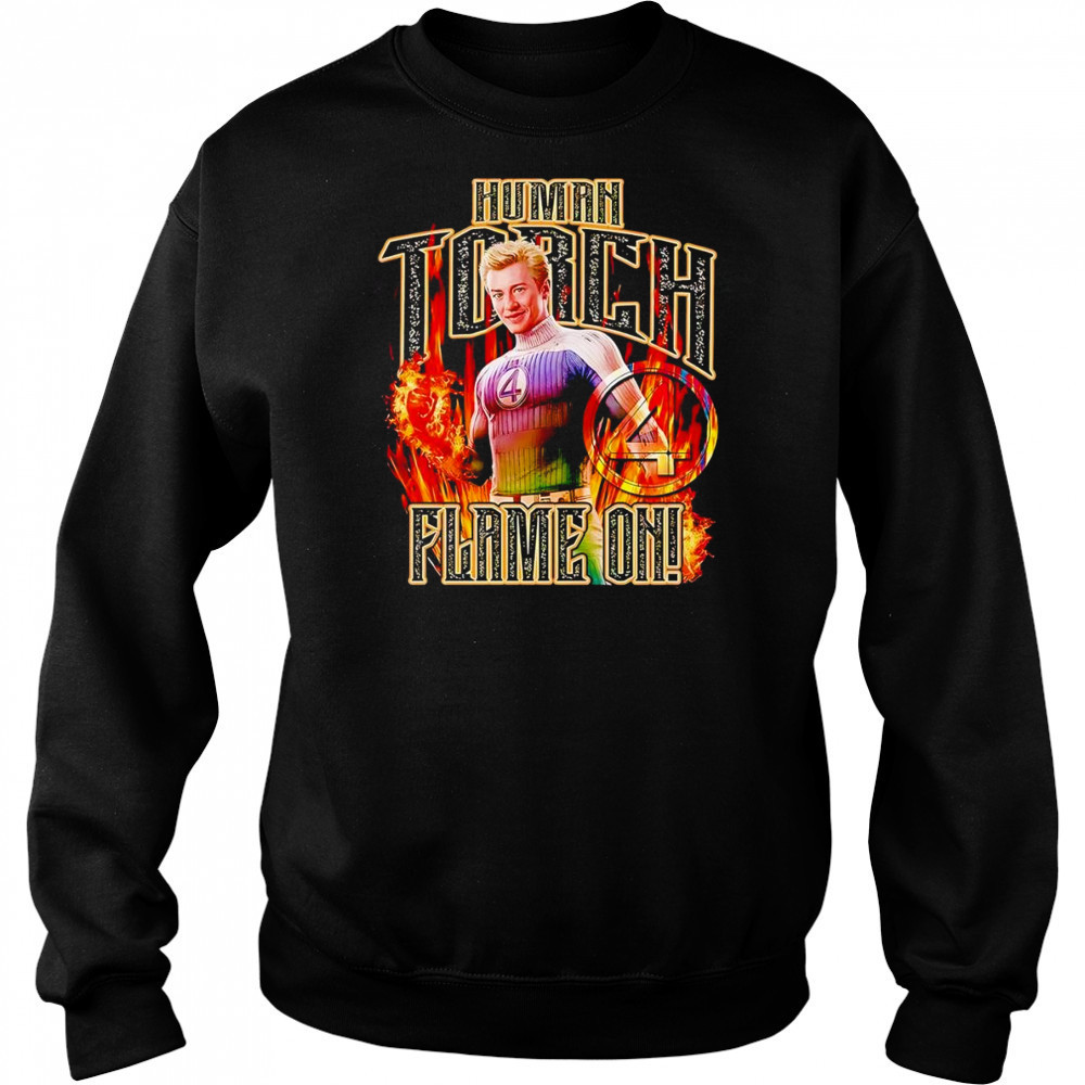 Marvel The Fantastic Four First Steps Torch Flames shirt Hoodie