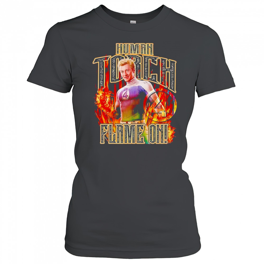 Marvel The Fantastic Four First Steps Torch Flames shirt Women's T-shirt