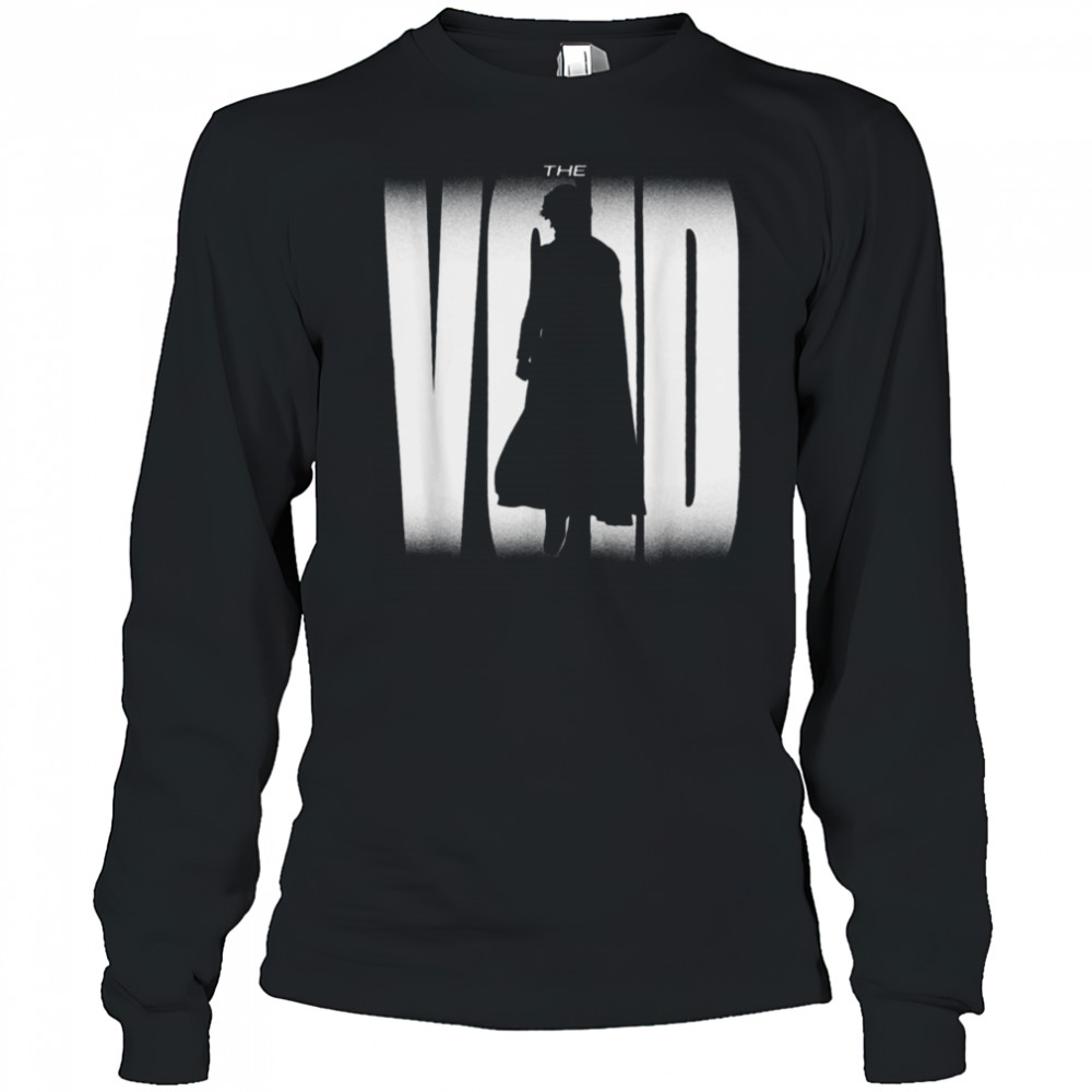 Marvel Thunderbolts The Void Creepy Silhouette Logo T Shirt Long Sleeved