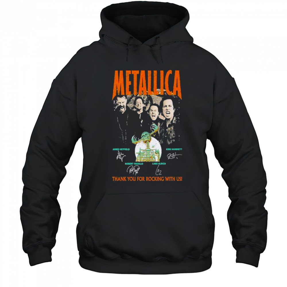 Metallica Concert Tour M72 World Tour 2025 thank you for rocking with US shirt Hoodie