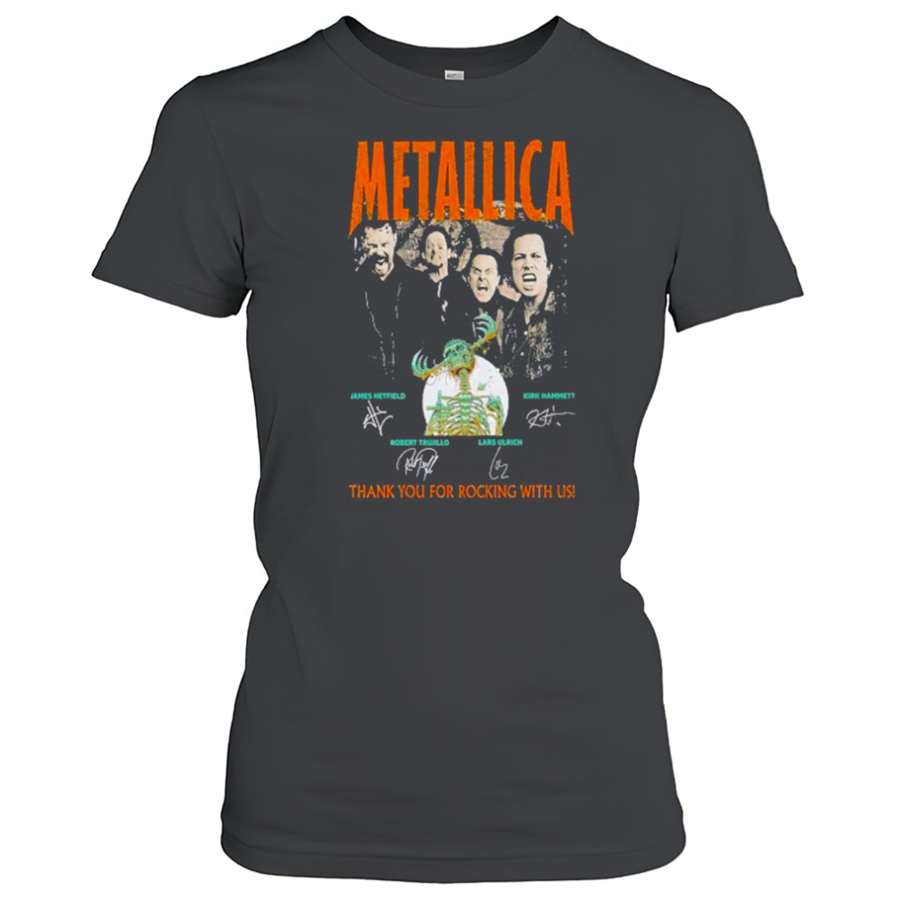 Metallica Concert Tour M72 World Tour 2025 thank you for rocking with US shirt Women's T-shirt