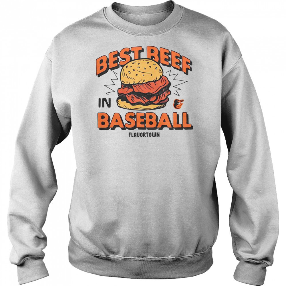 MLB X Flavortown Baltimore Orioles Best Beef In Baseball T-Shirt Hoodie