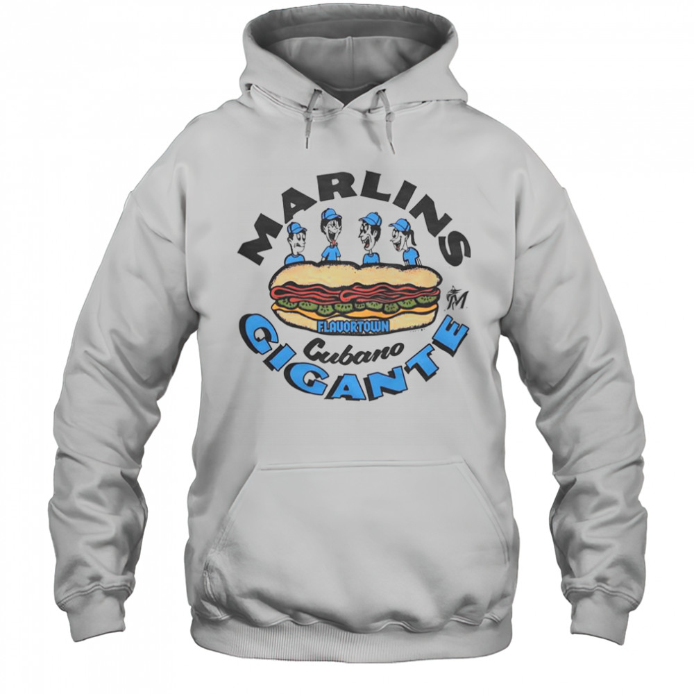 MLB X Flavortown Miami Marlins Cubano Gigante T-Shirt Hoodie