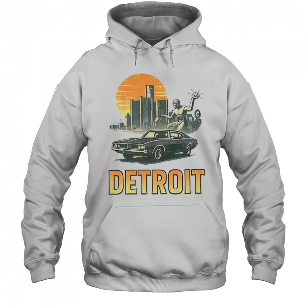 Motor City Legends Detroit Vintage Muscle shirt Hoodie