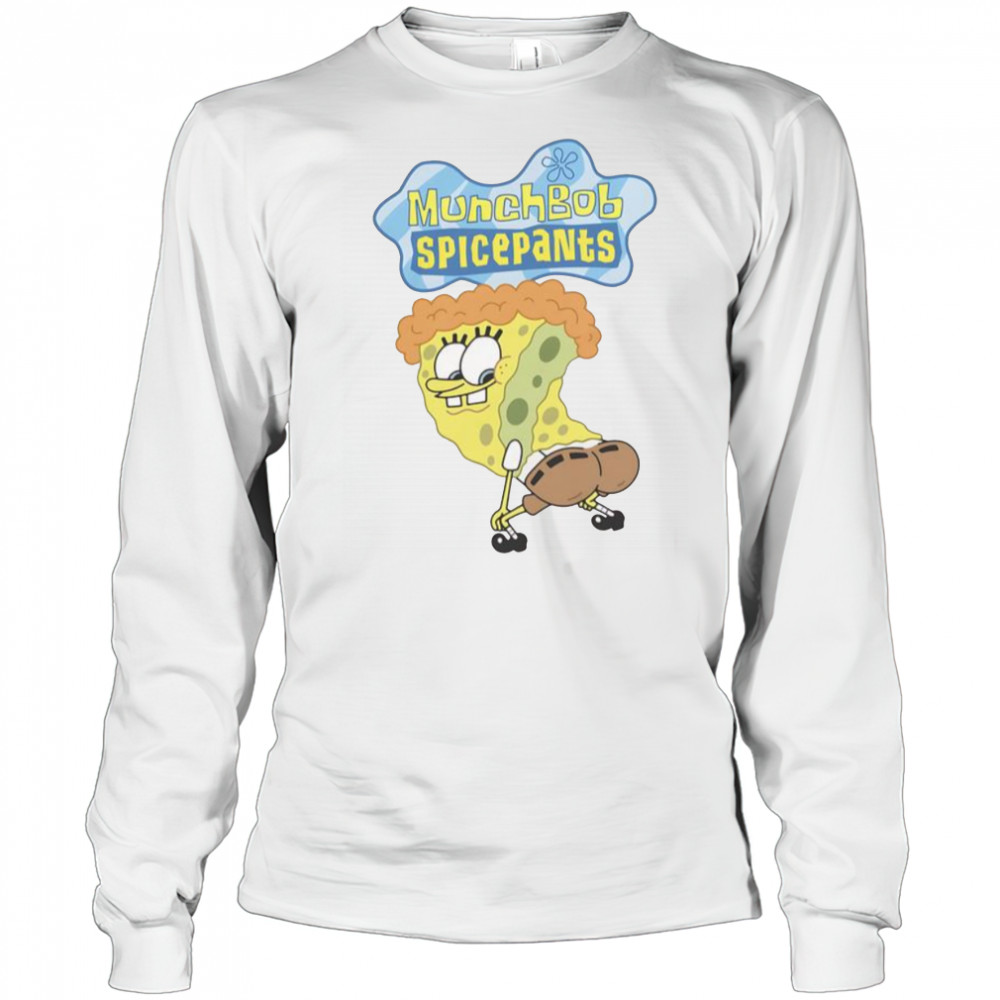 MunchBob SpicePants Spongebob Squarepants T-Shirt Long Sleeved