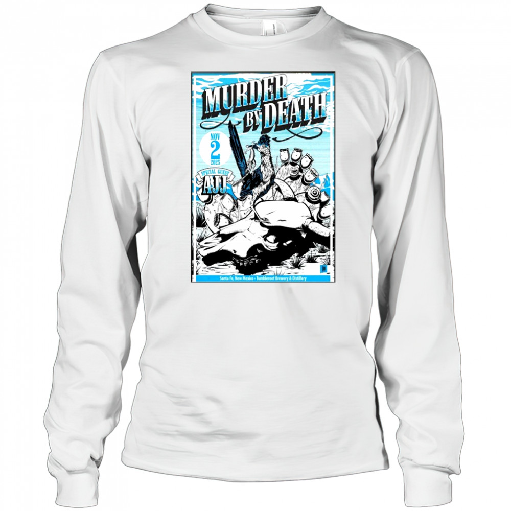 Murder By Death Santa Fe NM 11-2-2025 Tour Poster shirt Long Sleeved
