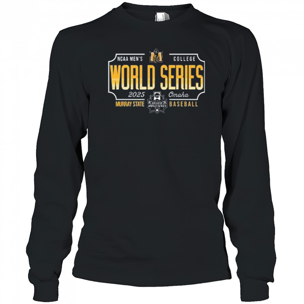 Murray State Racers NCAA Men’s 2025 College World Series Baseball Shirt Long Sleeved