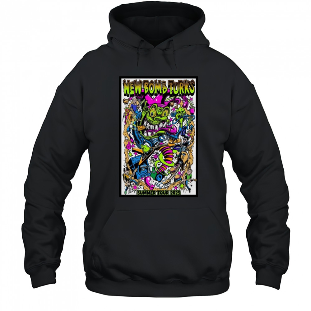 New Bomb Turks 2025 Poster Summer Tour Shirt Hoodie