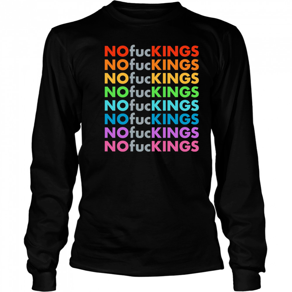 No Fuckings repeat pride shirt Long Sleeved