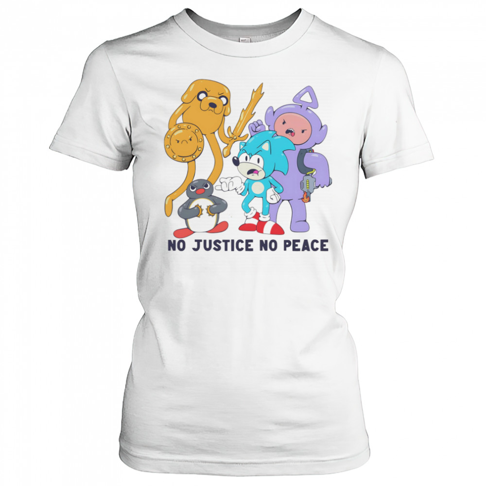 No justice no peace cartoon shirt Women's T-shirt