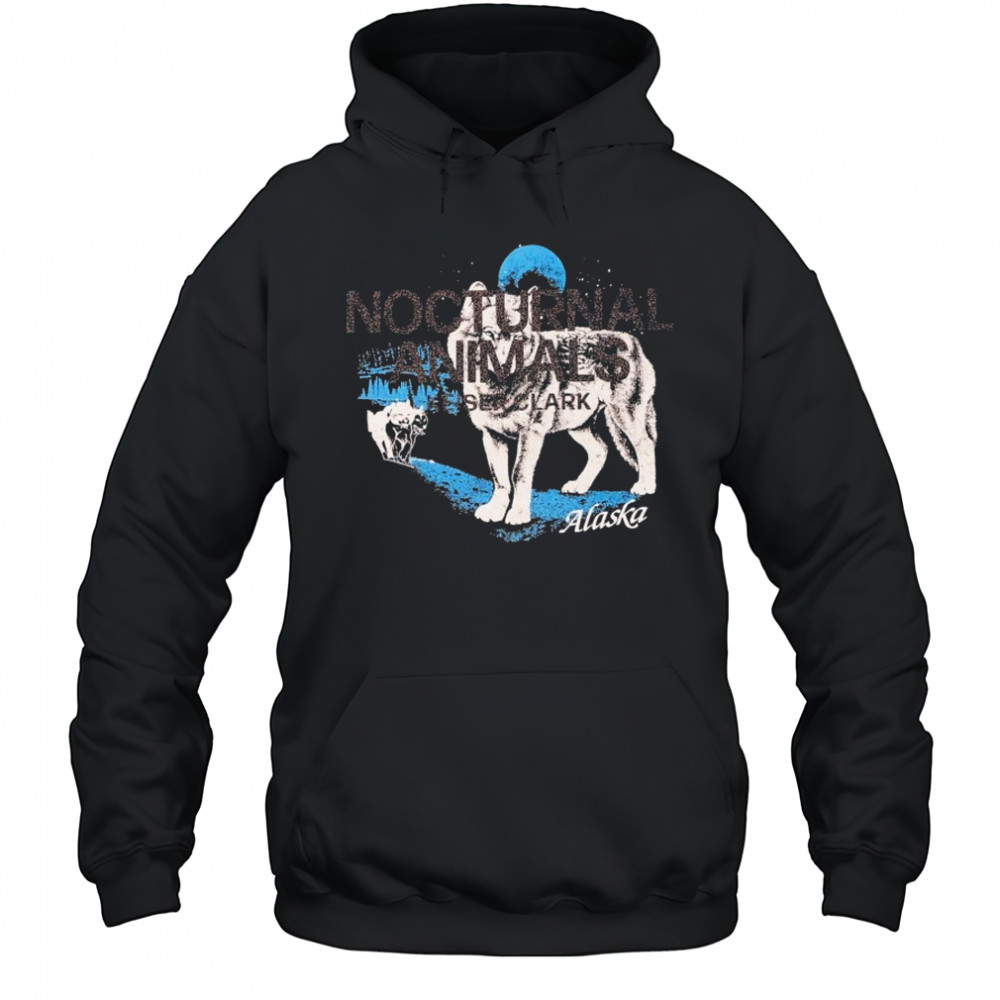 Nocturnal Animals Alaska Wolves T-shirt Hoodie