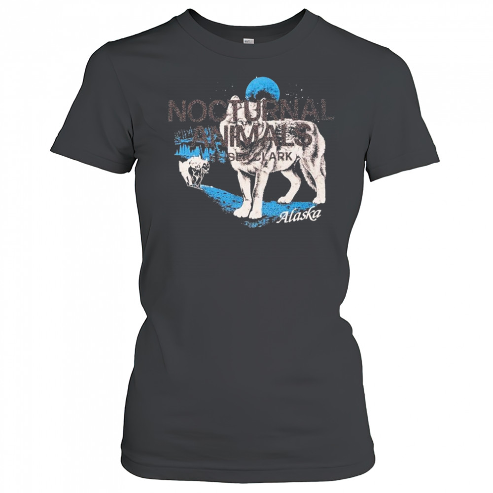 Nocturnal Animals Alaska Wolves T-shirt Women's T-shirt