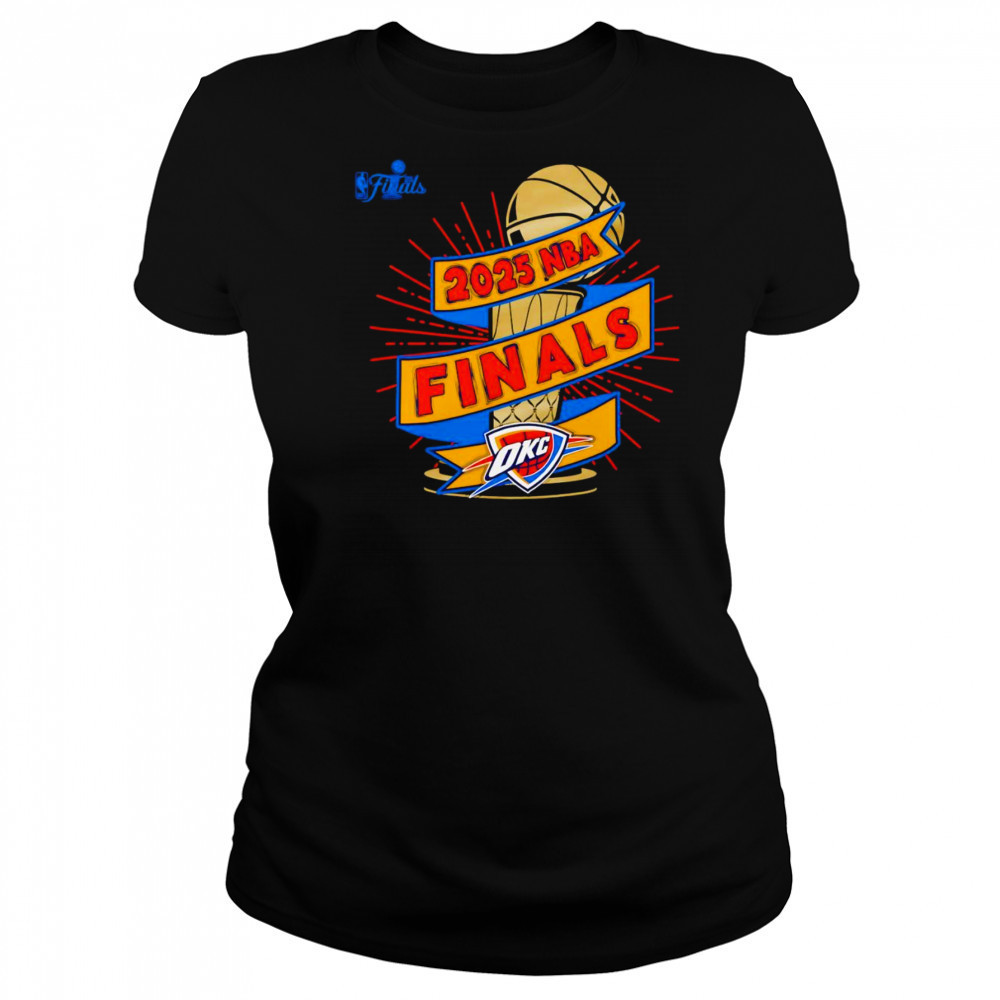 Oklahoma City Thunder Stadium 2025 NBA Finals Clutch shirt Women's T-shirt