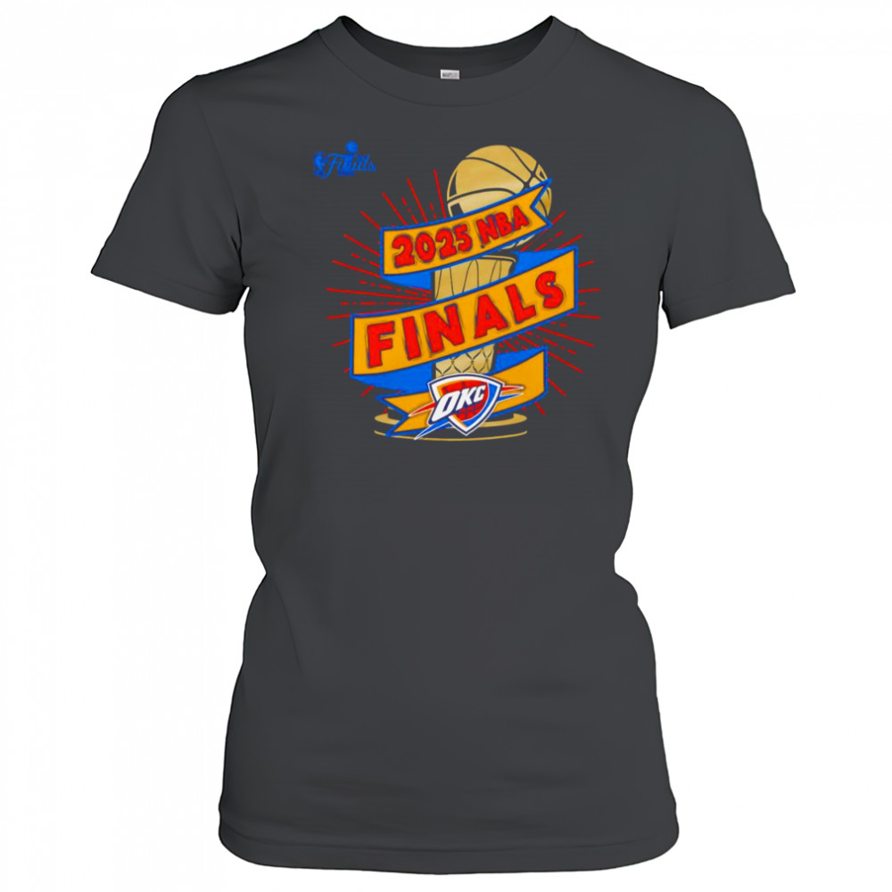 Oklahoma City Thunder Stadium 2025 NBA Finals Clutch shirt Women's T-shirt