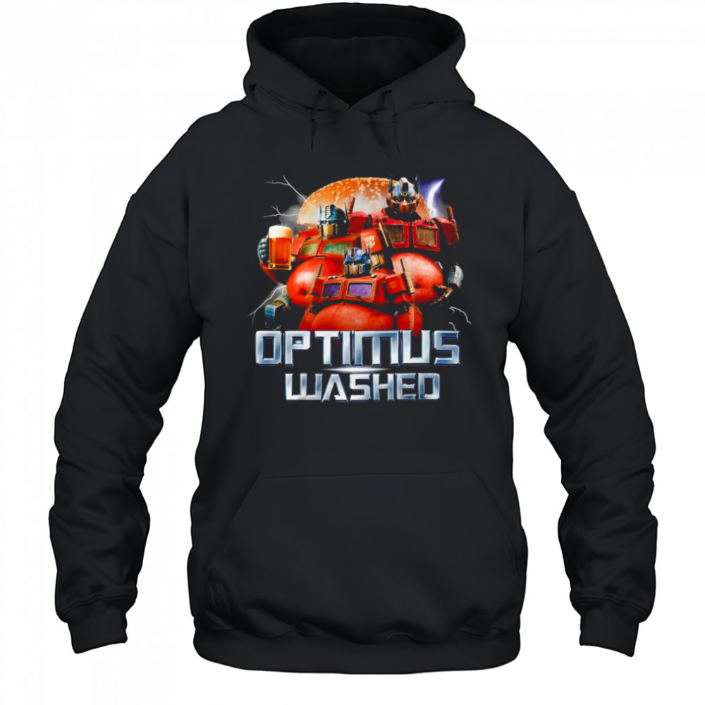 Optimus washed shirt Hoodie