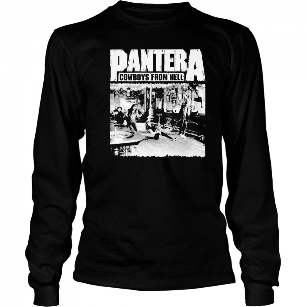 Pantera Cowboys From Hell Unisex T-Shirt Long Sleeved