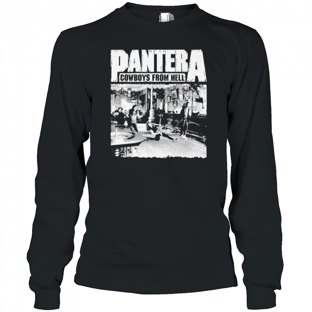 Pantera Cowboys From Hell Unisex T-Shirt Long Sleeved