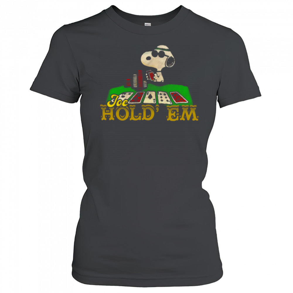 Peanuts Snoopy Poker Texas Hold Em T-shirt Women's T-shirt