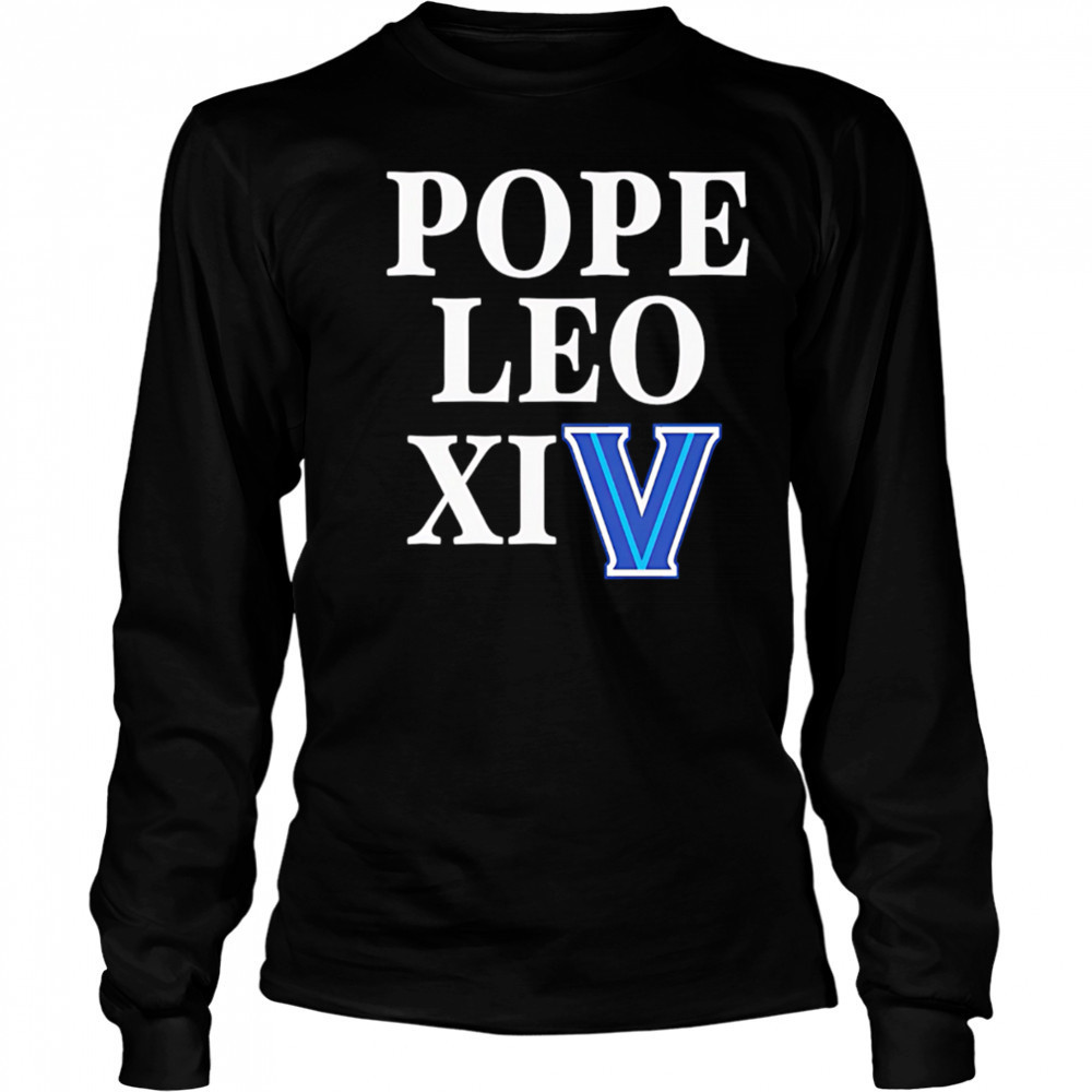 Pope Leo XI Villanova Wildcats shirt Long Sleeved
