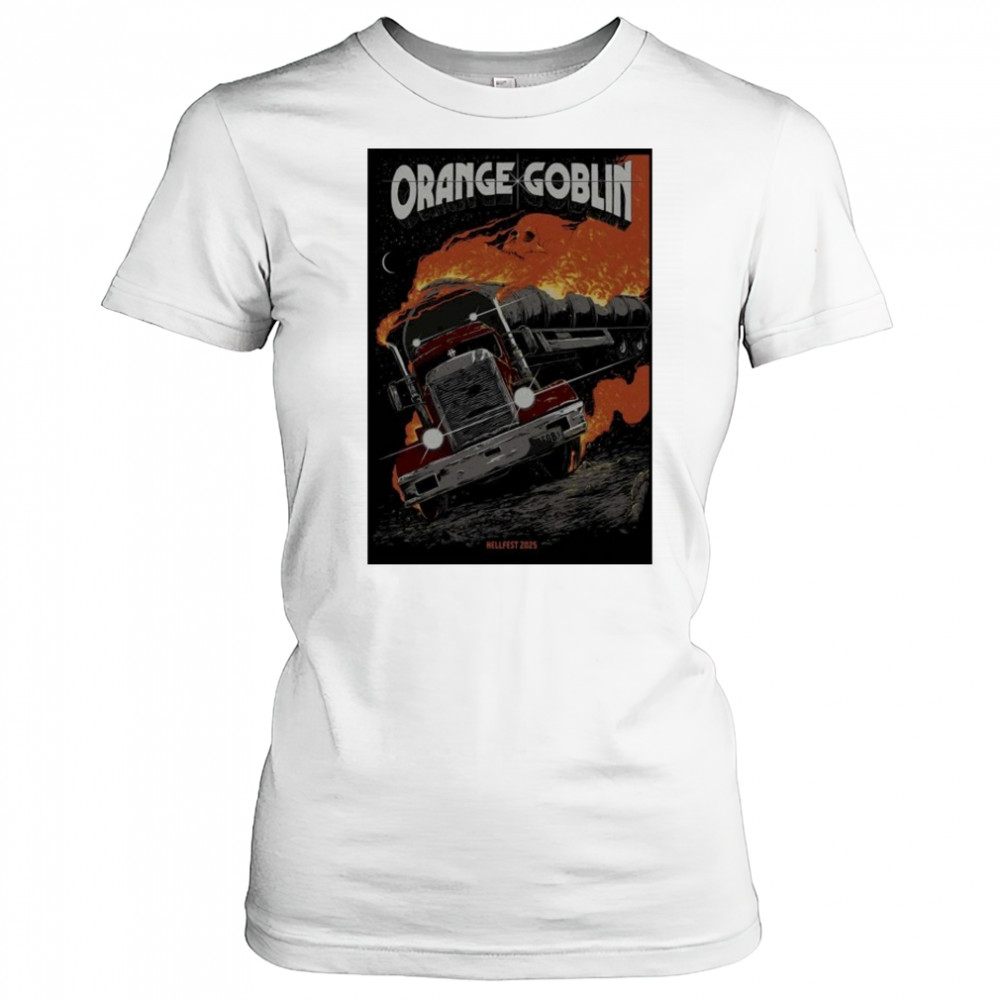 Poster Orange Goblin Hellfest June 2025 shirt Women's T-shirt